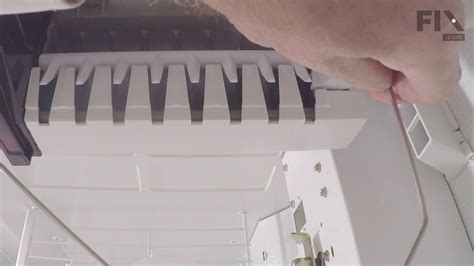 how to take off metal ice maker bracket|ice maker shut off arm.